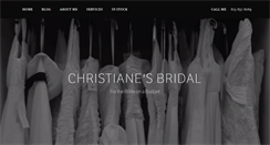 Desktop Screenshot of christianebridal.com