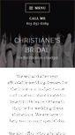 Mobile Screenshot of christianebridal.com